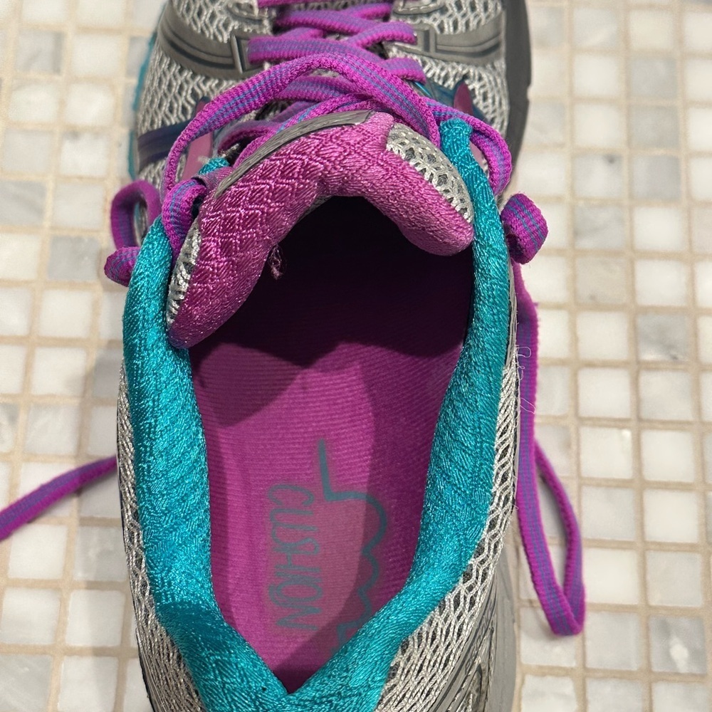 Brooks GTS 17 Women's Gray Blue Purple Running Shoes Size 10.5 - Picture 9 of 9